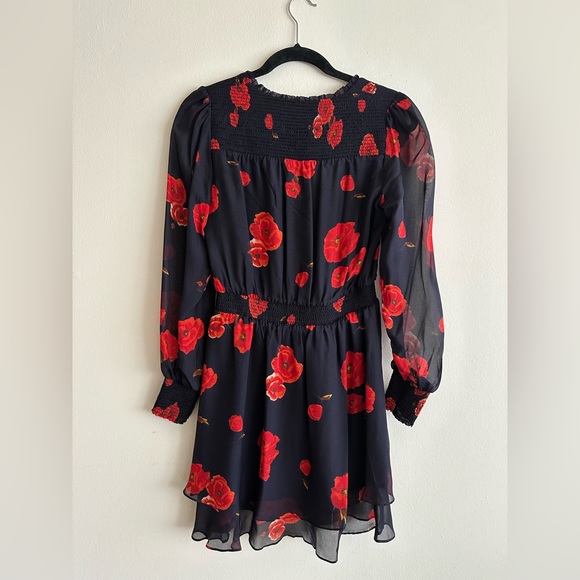 Intermix Kayla Floral Black Dress - Picture 3 of 4